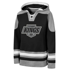 NHL Los Angeles Kings Outerstuff Youth Ageless Must Have Home V-Neck Hoodie