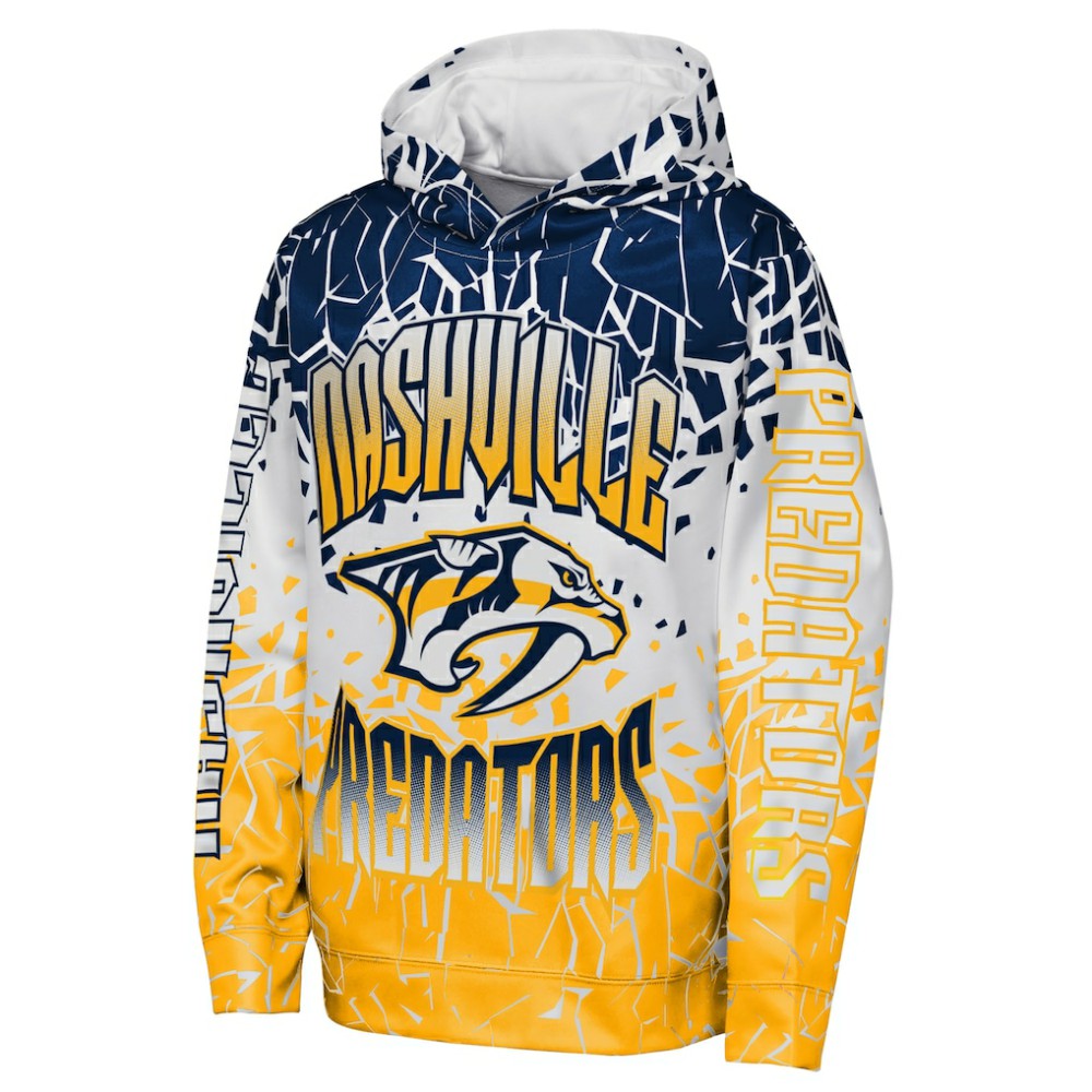 NHL Nashville Predators Outerstuff Youth Frozen Frenzy Hoodie