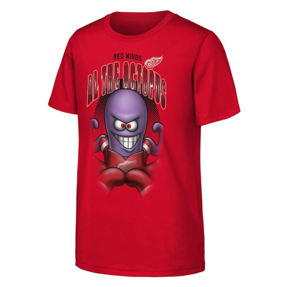 NHL Detroit Red Wings Outerstuff Youth Mascot Highlight T-Shirt