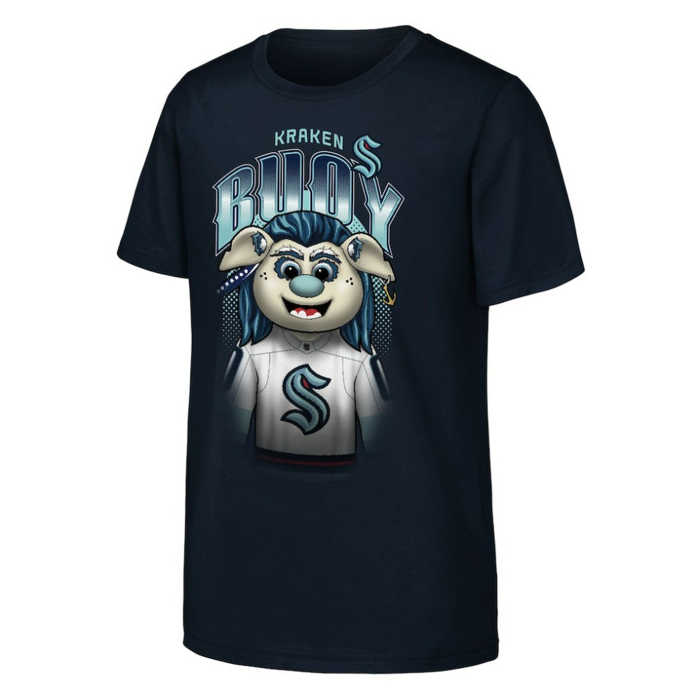 NHL Seattle Kraken Outerstuff Youth Mascot Highlight T-Shirt