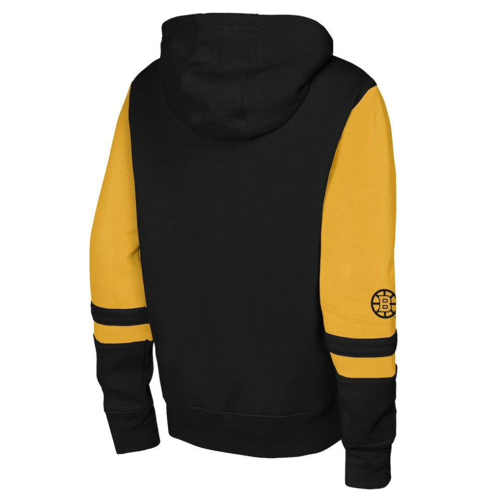 NHL Boston Bruins Outerstuff Youth Face Off Full-Zip Hoodie