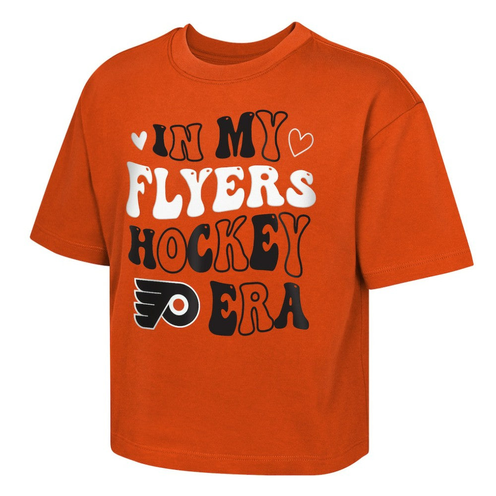 NHL Philadelphia Flyers Outerstuff Girls Youth In My Era Boxy T-Shirt
