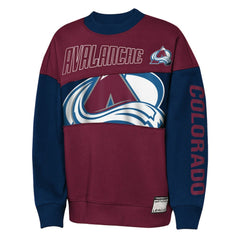 NHL Colorado Avalanche Outerstuff Youth Impact Player Sweatshirt