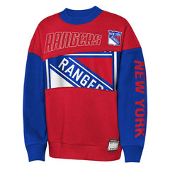 NHL New York Rangers Outerstuff Youth Impact Player Sweatshirt