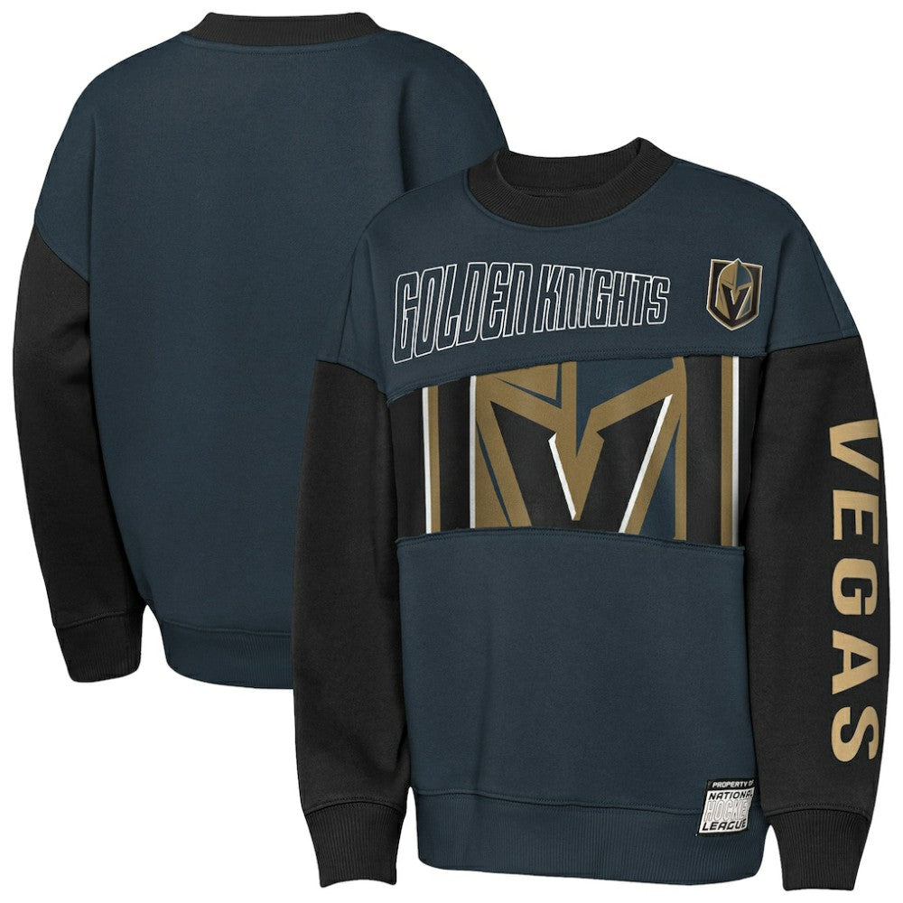 NHL Vegas Golden Knights Outerstuff Youth Impact Player Sweatshirt