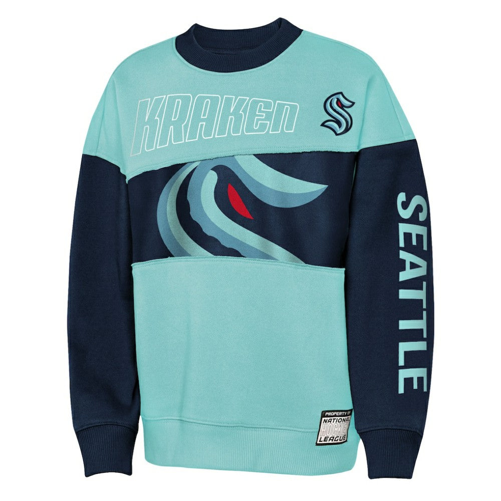 NHL Seattle Kraken Outerstuff Youth Impact Player Sweatshirt