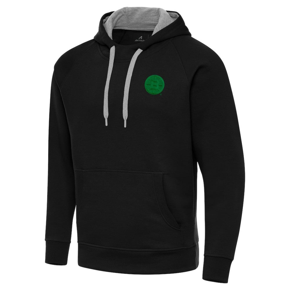 NHL Boston Bruins Antigua St. Patrick's Day Victory Pullover Hoodie