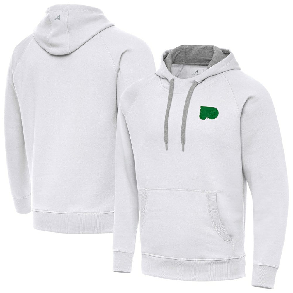 NHL Philadelphia Flyers Antigua St. Patrick's Day Victory Pullover Hoodie