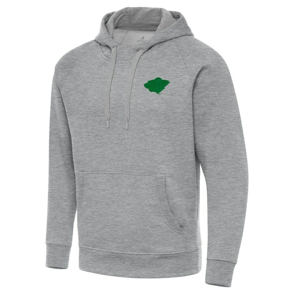 NHL Minnesota Wild Antigua St. Patrick's Day Victory Pullover Hoodie