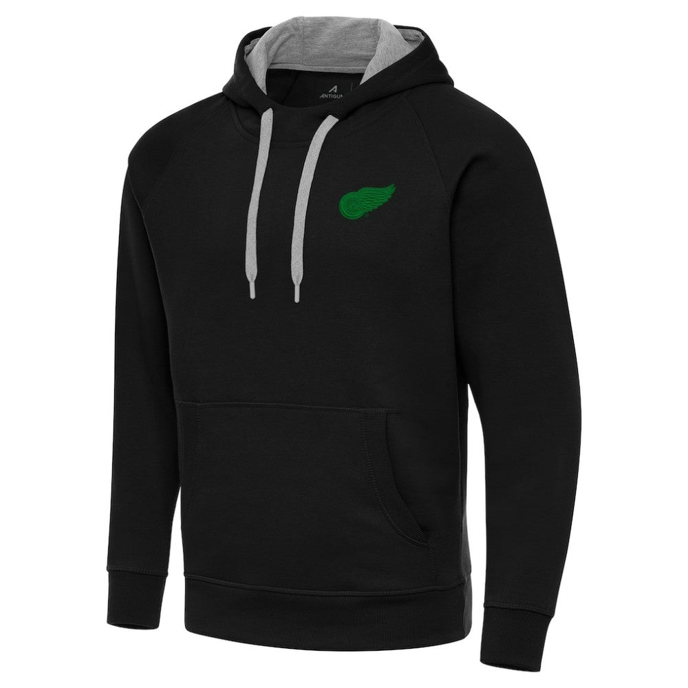 NHL Detroit Red Wings Antigua St. Patrick's Day Victory Pullover Hoodie