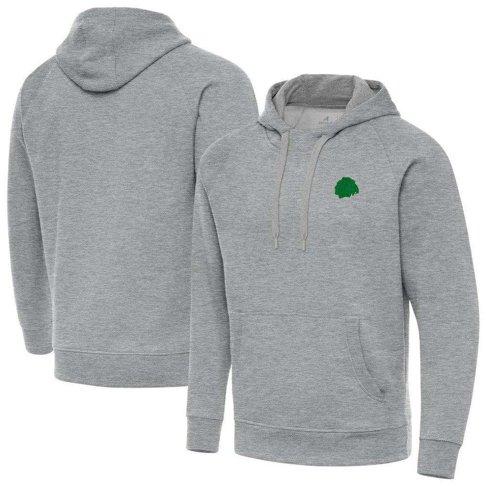 NHL Chicago Blackhawks Antigua St. Patrick's Day Victory Pullover Hoodie