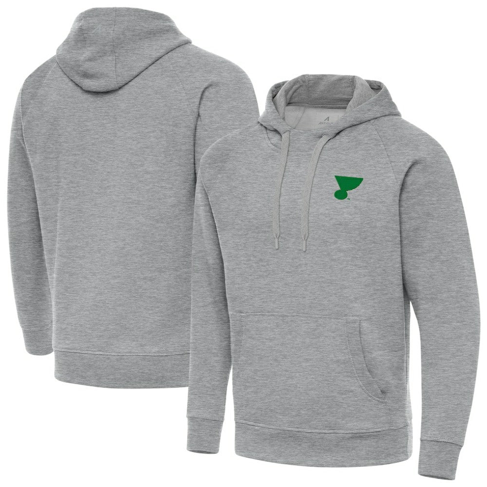 NHL St. Louis Blues Antigua St. Patrick's Day Victory Pullover Hoodie