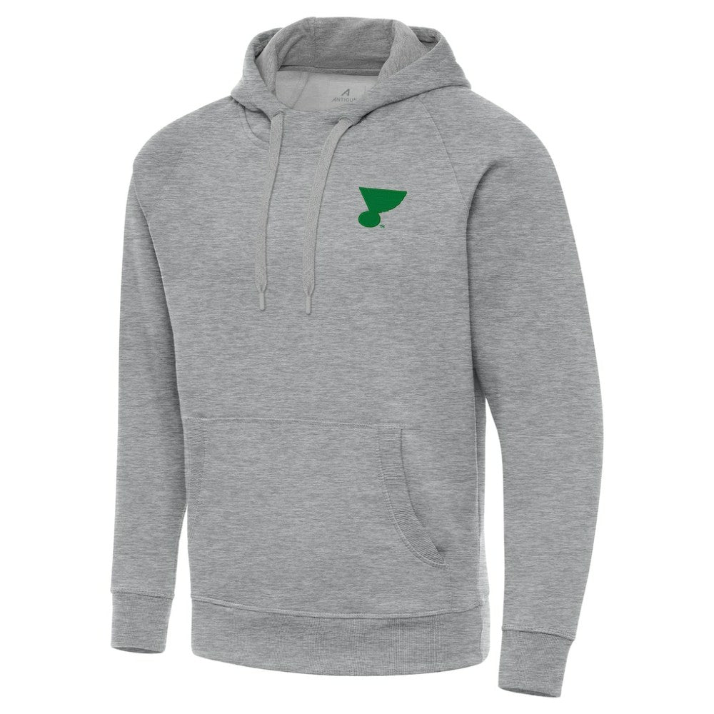 NHL St. Louis Blues Antigua St. Patrick's Day Victory Pullover Hoodie