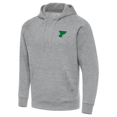 NHL St. Louis Blues Antigua St. Patrick's Day Victory Pullover Hoodie