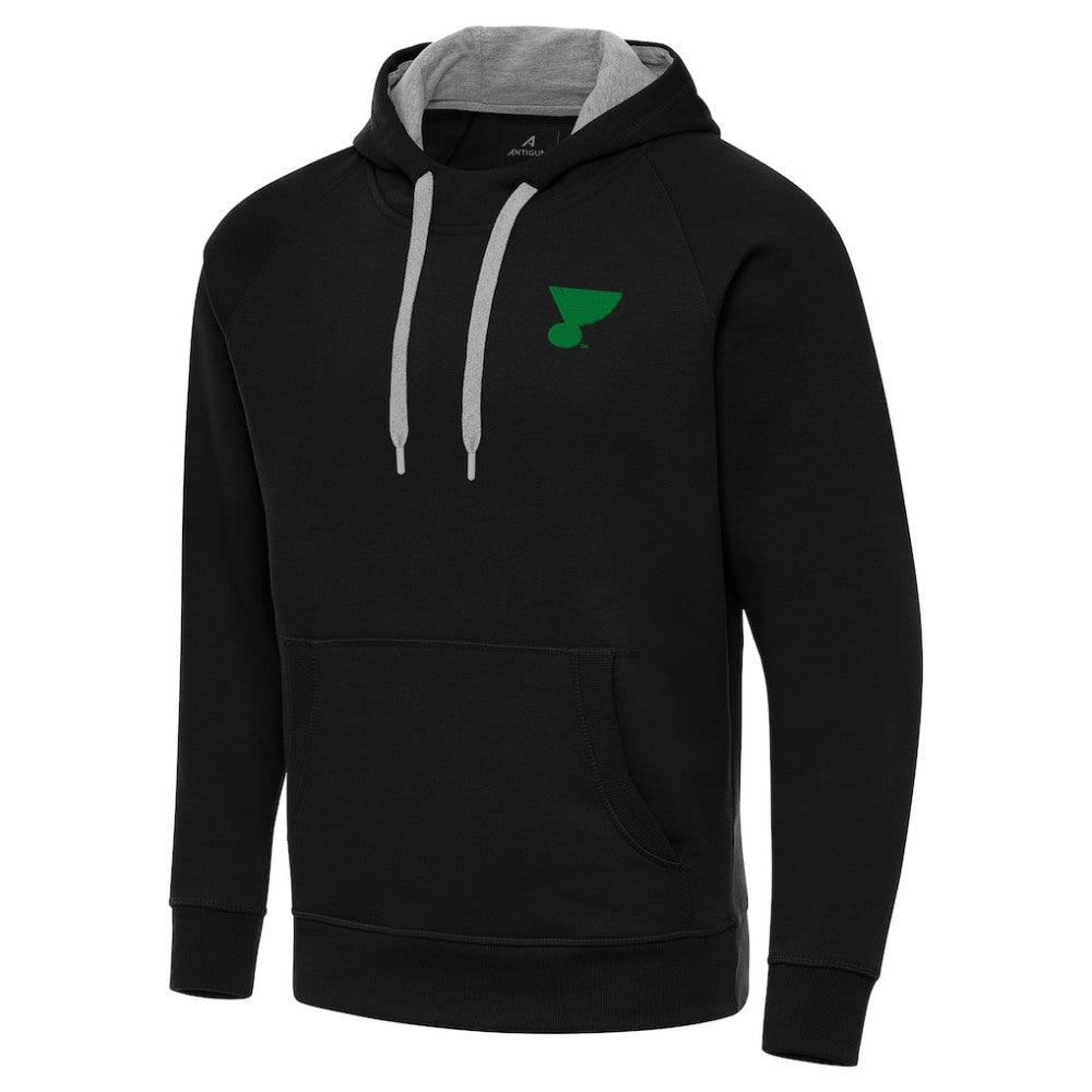 NHL St. Louis Blues Antigua St. Patrick's Day Victory Pullover Hoodie