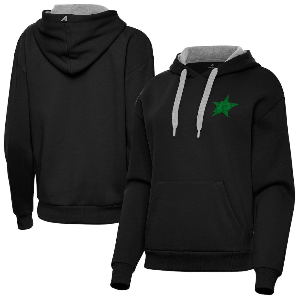NHL Dallas Stars Antigua Women's St. Patrick's Day Victory Pullover Hoodie