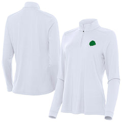 NHL Chicago Blackhawks Antigua Women's St. Patrick's Day Intent Quarter-Zip Performance Pullover
