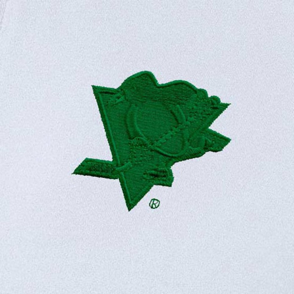 NHL Pittsburgh Penguins Antigua Women's St. Patrick's Day Intent Quarter-Zip Performance Pullover