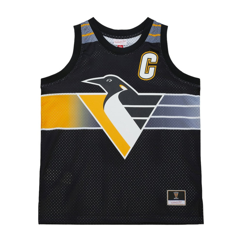 NHL Mario Lemieux Pittsburgh Penguins Mitchell & Ness Unisex Maxxed Out Fashion Basketball Jersey