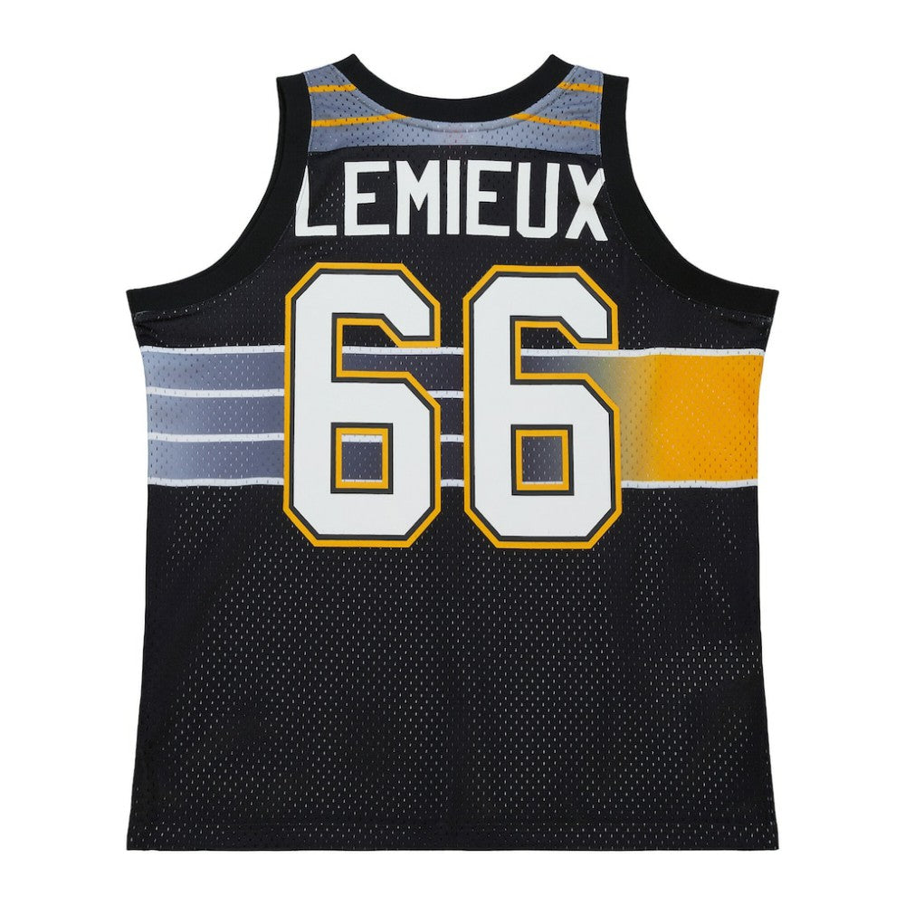 NHL Mario Lemieux Pittsburgh Penguins Mitchell & Ness Unisex Maxxed Out Fashion Basketball Jersey