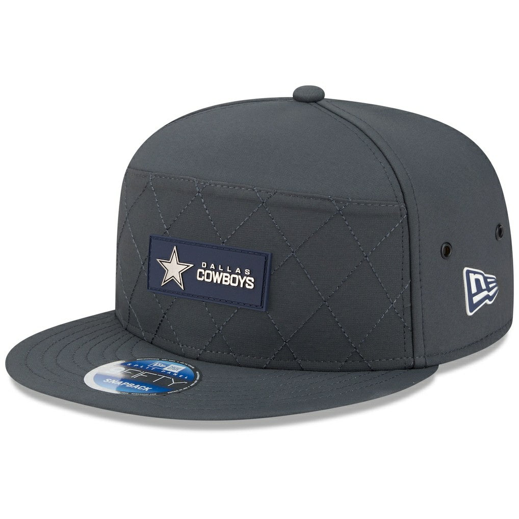 2025 Sideline Cold Weather Split Panel 9FIFTY Snapback Hat - Dallas Cowboys Hats