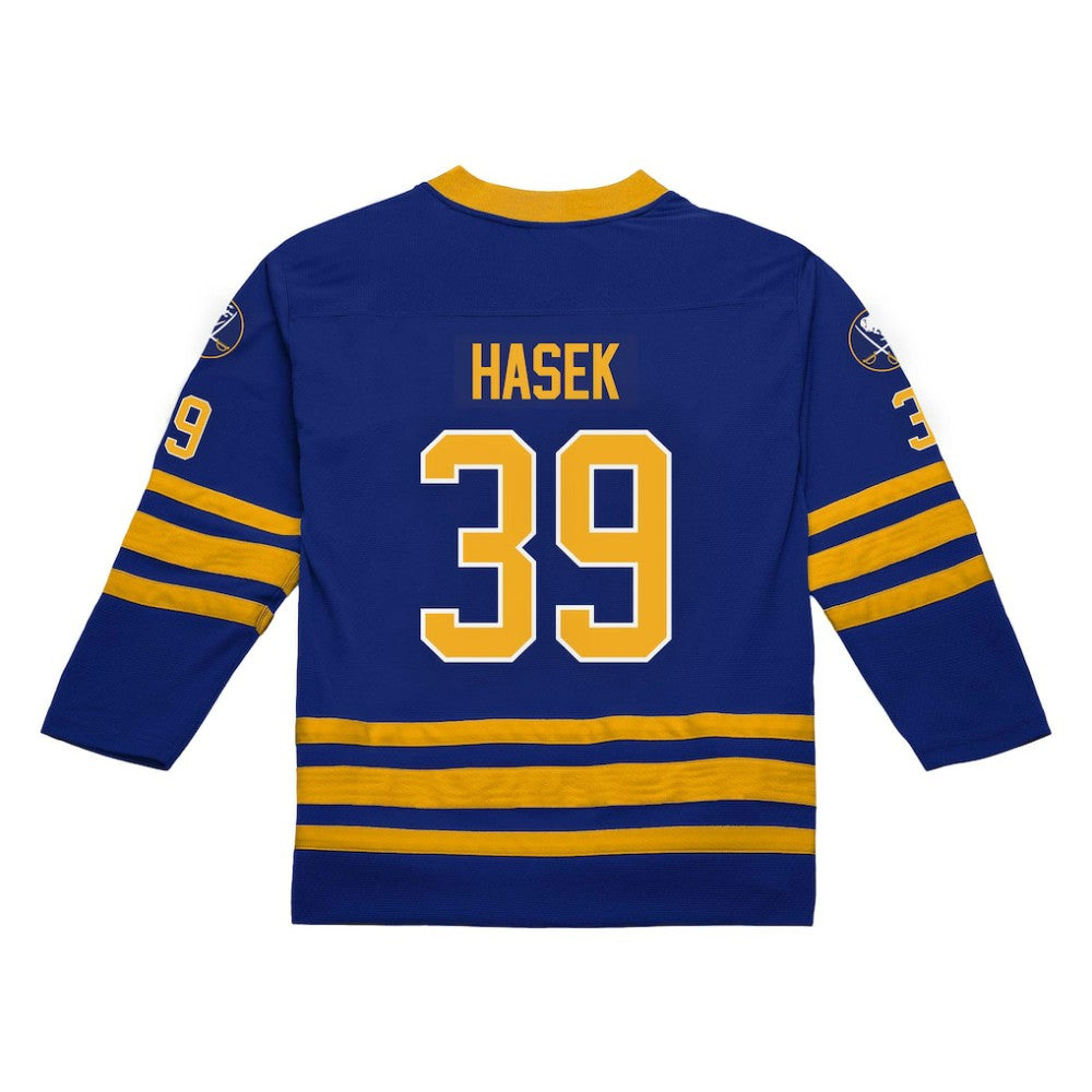NHL Dominik Hasek Buffalo Sabres Mitchell & Ness 1995-96 Power Play Jersey