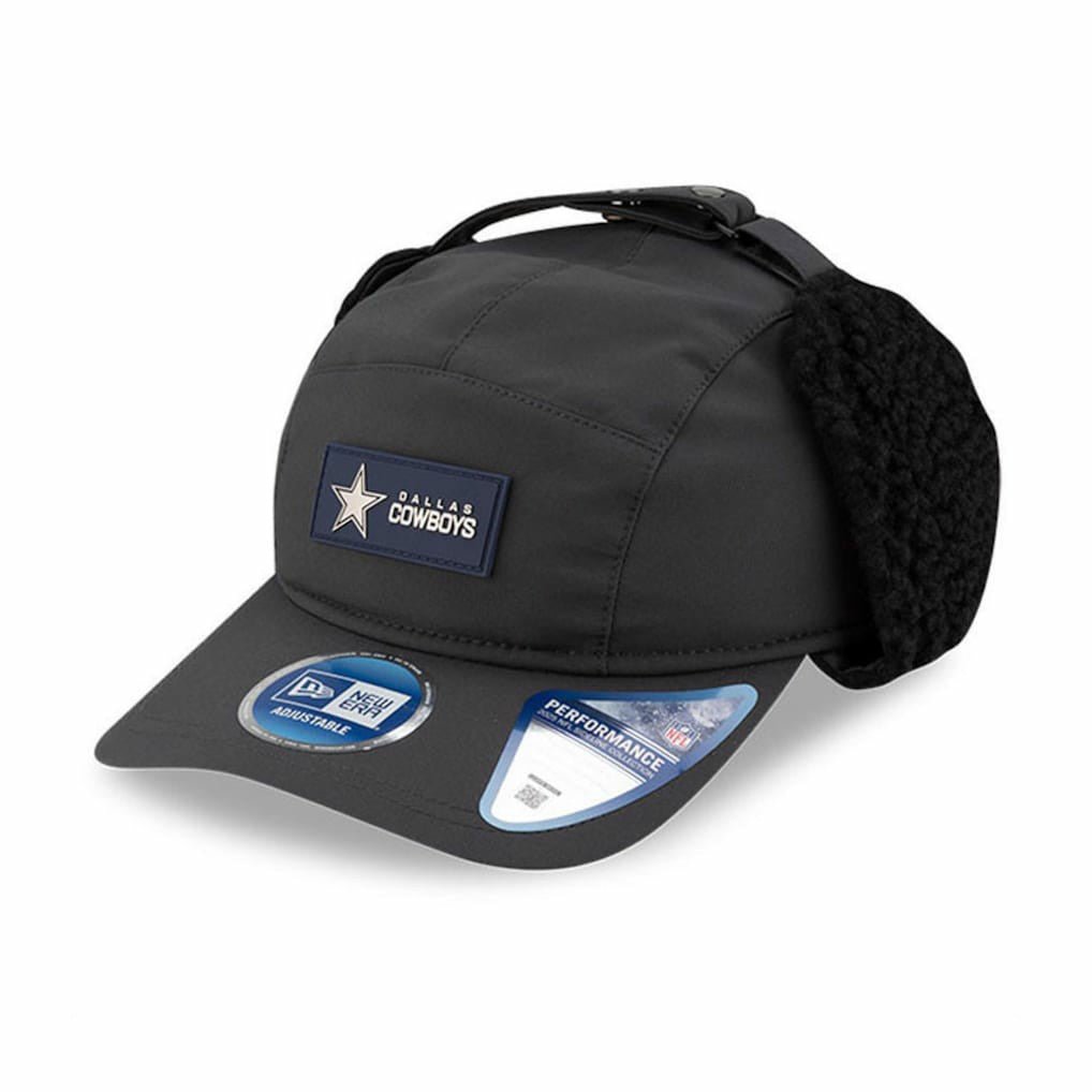 2025 Sideline Cold Weather Runner Dog Ear Adjustable Hat - Dallas Cowboys Hats