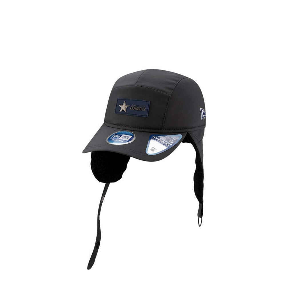 2025 Sideline Cold Weather Runner Dog Ear Adjustable Hat - Dallas Cowboys Hats