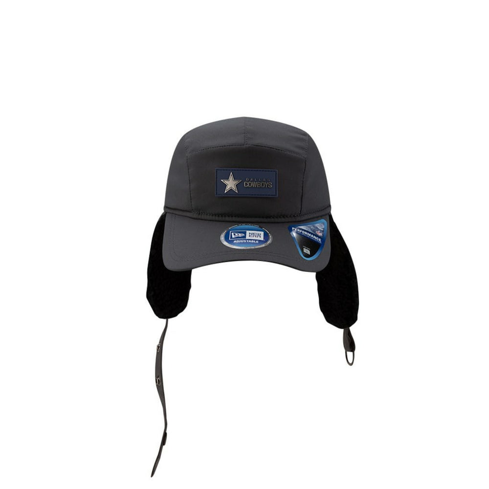 2025 Sideline Cold Weather Runner Dog Ear Adjustable Hat - Dallas Cowboys Hats