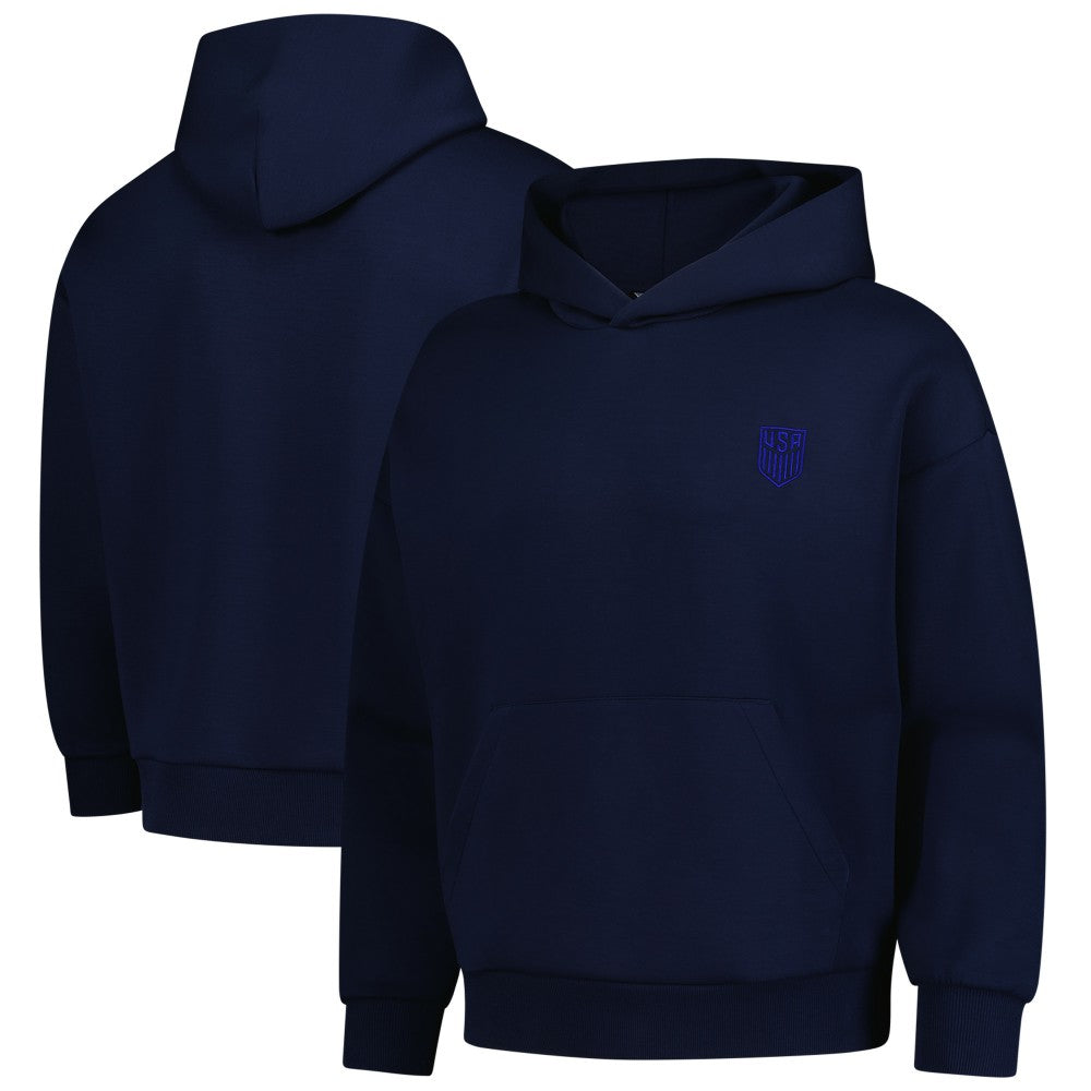 USMNT Levelwear Luxe Signature Tri-Blend Pullover Hoodie