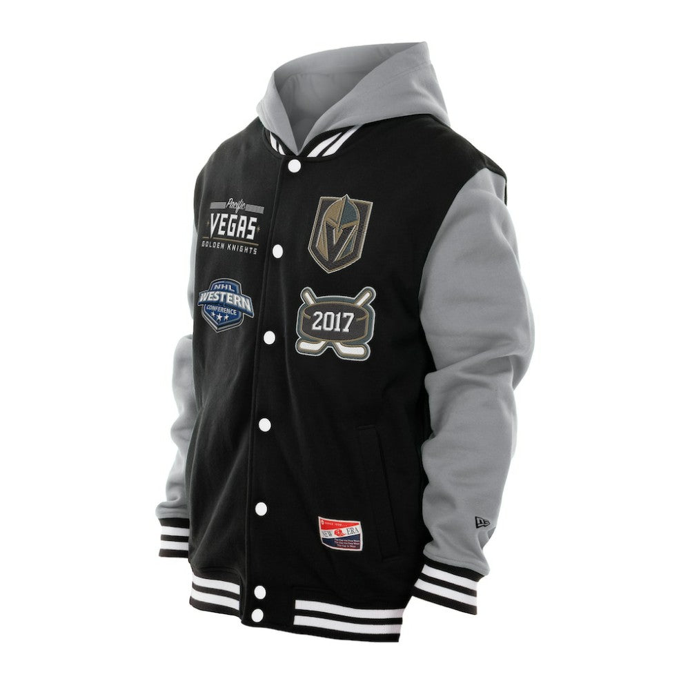 NHL Vegas Golden Knights New Era Full-Snap Fleece Hoodie Jacket
