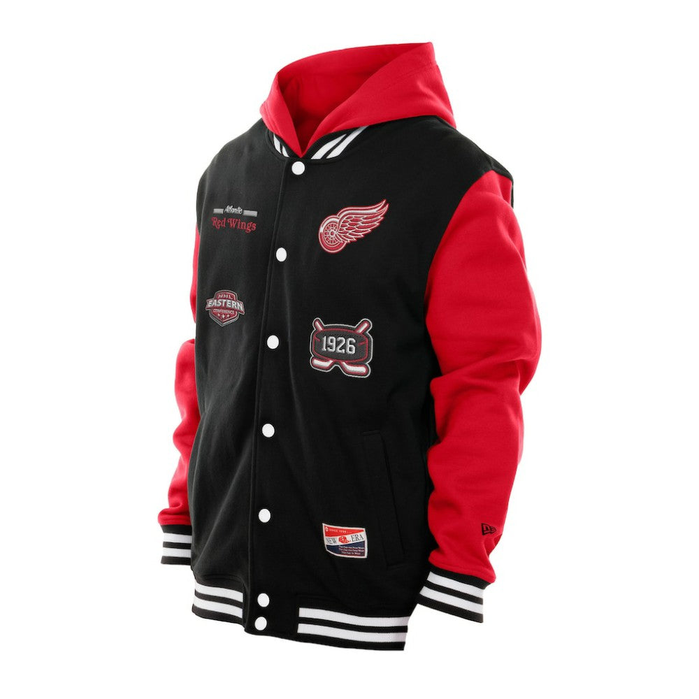 NHL Detroit Red Wings New Era Full-Snap Fleece Hoodie Jacket