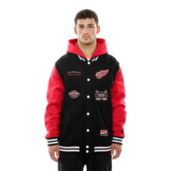 NHL Detroit Red Wings New Era Full-Snap Fleece Hoodie Jacket