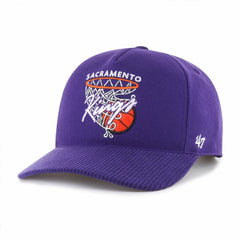 47 brand Sacramento Kings '47 Nothing But Net Hitch Adjustable Hat