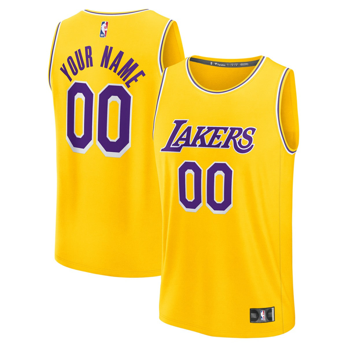 Fanatics Los Angeles Lakers Youth Custom Fastbreak Jersey