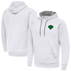 New York Knicks Antigua St. Patrick's Day Victory Raglan Pullover Hoodie