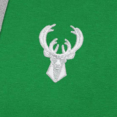 Milwaukee Bucks Antigua St. Patrick's Day Victory Raglan Pullover Hoodie