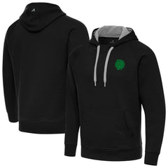 Boston Celtics Antigua St. Patrick's Day Victory Raglan Pullover Hoodie