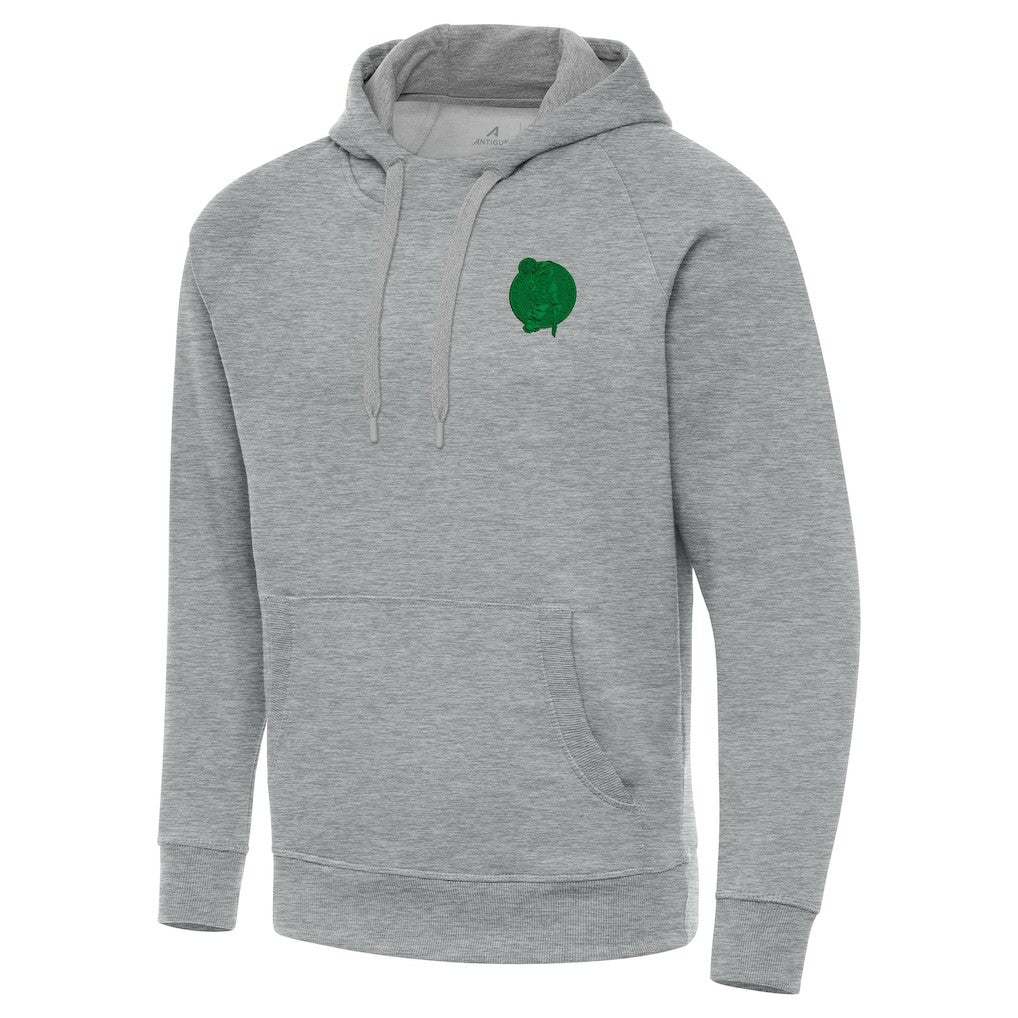 Boston Celtics Antigua St. Patrick's Day Victory Raglan Pullover Hoodie