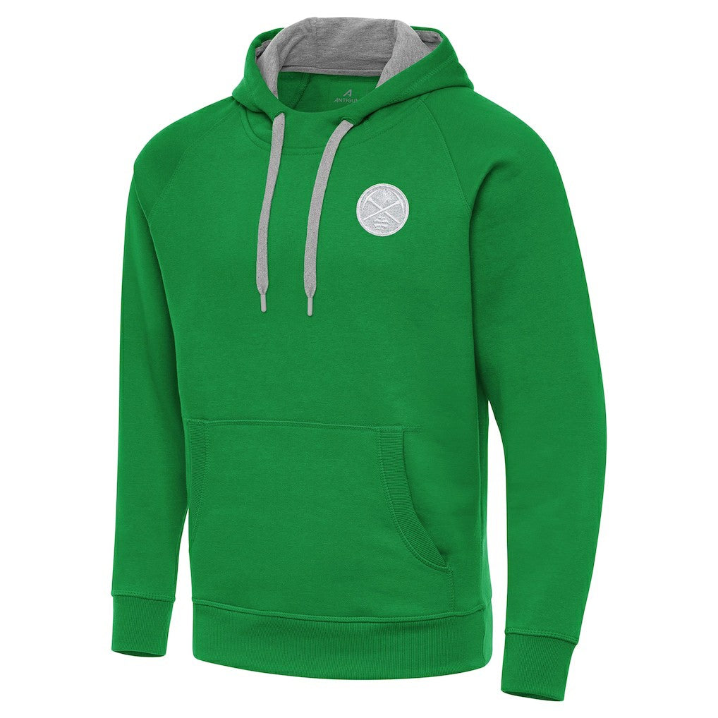 Denver Nuggets Antigua St. Patrick's Day Victory Raglan Pullover Hoodie sale