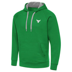Chicago Bulls Antigua St. Patrick's Day Victory Raglan Pullover Hoodie sale