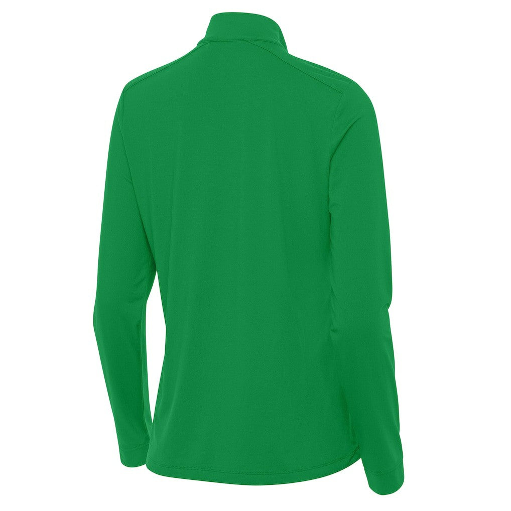 Philadelphia 76ers Antigua Women's St. Patrick's Day Intent Quarter-Zip Top