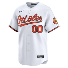 White Baltimore Orioles Nike Home Limited Custom Jersey