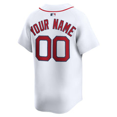 White Boston Red Sox Nike Home Limited Custom Jersey
