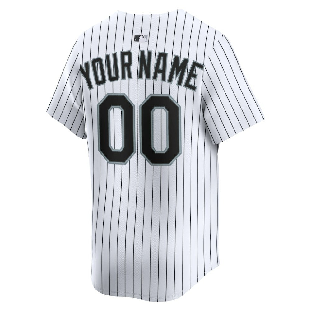 White Chicago White Sox Nike Home Limited Custom Jersey