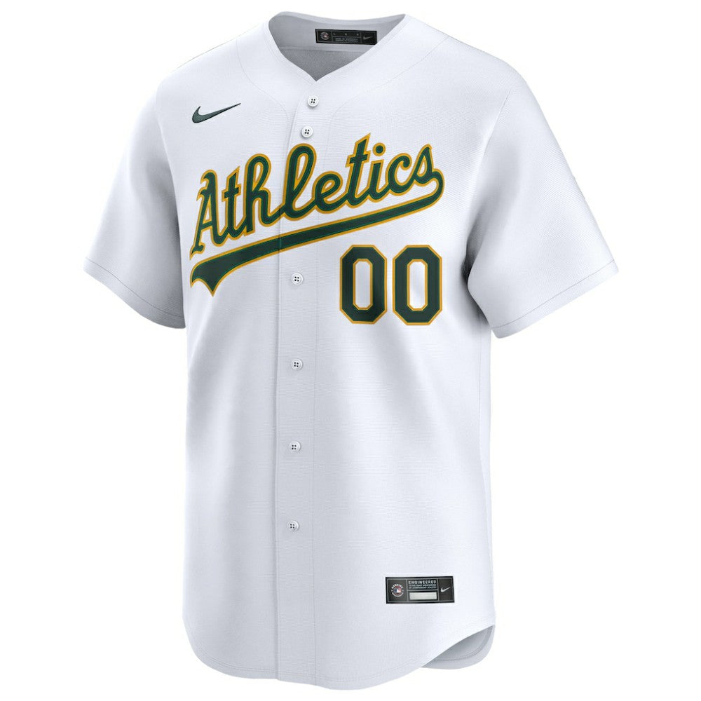 White Athletics Nike Home Limited Custom Jersey