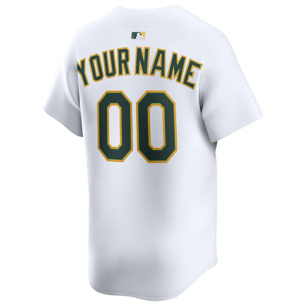White Athletics Nike Home Limited Custom Jersey
