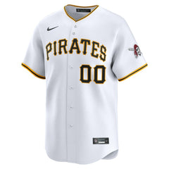 White Pittsburgh Pirates Nike Home Limited Custom Jersey