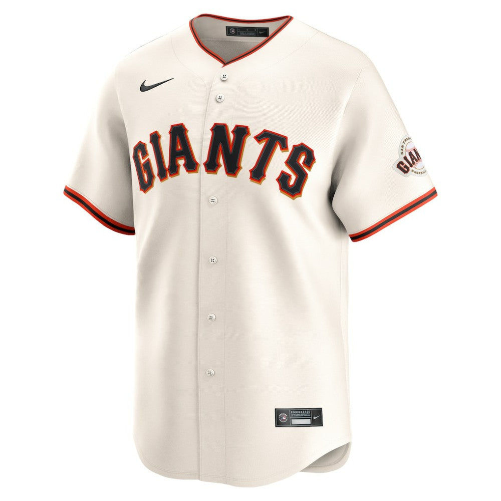 Cream San Francisco Giants Nike Home Limited Custom Jersey