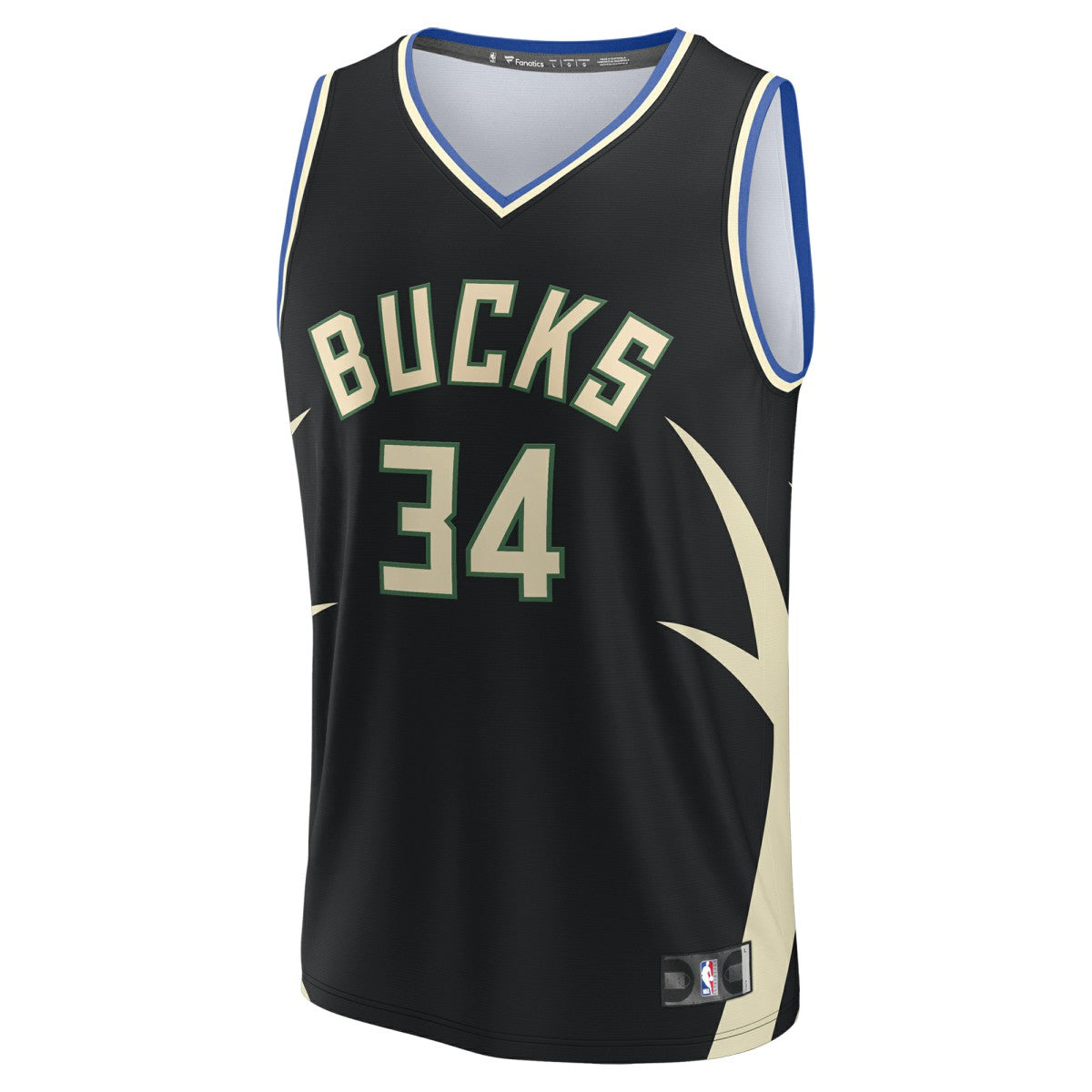 Fanatics Giannis Antetokounmpo Milwaukee Bucks Fast Break Replica Player Jersey